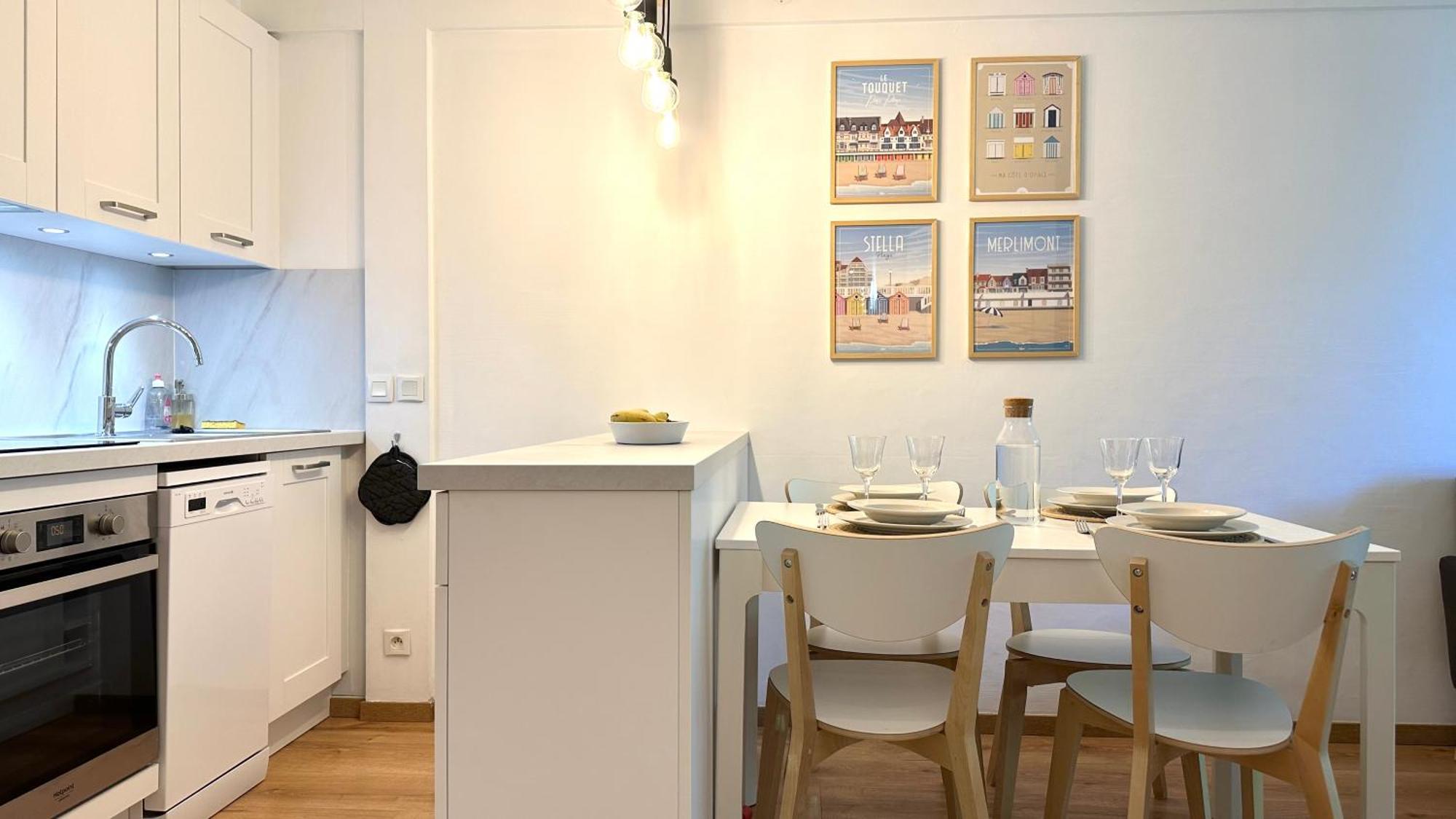 Appt 4 Pers-2 Chb-2 Sdb-Piscine-Linge Inclus-Literies Faites A L'Arrivee Inclus-Parking Daire Le Touquet Dış mekan fotoğraf